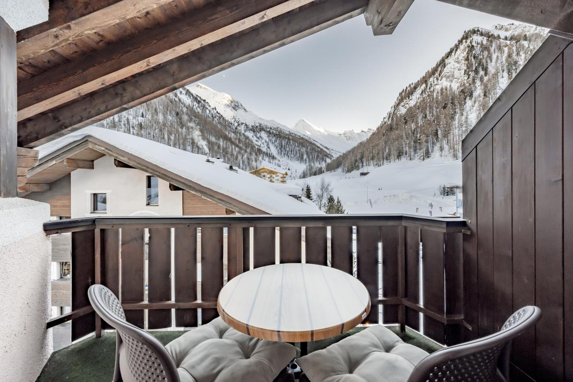 Chalet Silvretta Hotel & Spa Samnaun Exterior foto