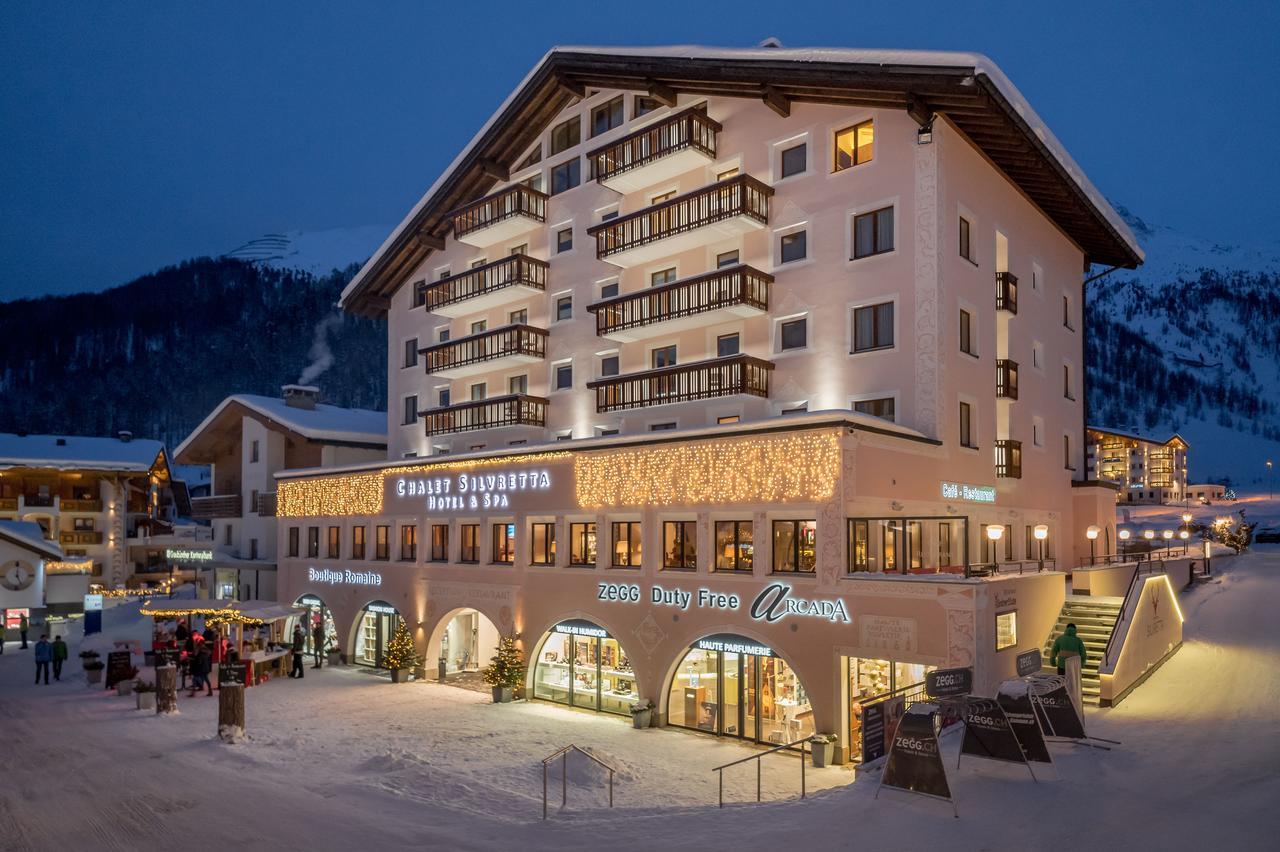 Chalet Silvretta Hotel & Spa Samnaun Exterior foto
